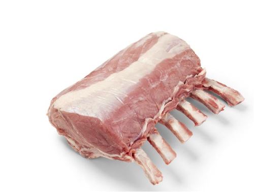 STIRK VEAL RACK ( FRENCHED, CAP OFF ) - AUS APROX 2.7 TO 3.2 - Extremely tender and bursting with flavor. Fat cover removed and fully frenched for maximum convenience.