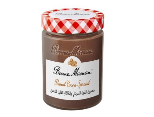 Bonne maman Peanut and Cocoa 350g - You will fall in love with our Peanut Chocolate’s delicious taste and smooth & creamy texture.
Made of simple ingredients for a delicious balance of chocolate and lightly roasted peanuts, packaged in a beautiful glass jar for optimal experience.
Palm Oil Free • Non-GMO Project Verified • No Artificial Flavors • Kosher • Gluten Free • Smooth, Creamy Texture