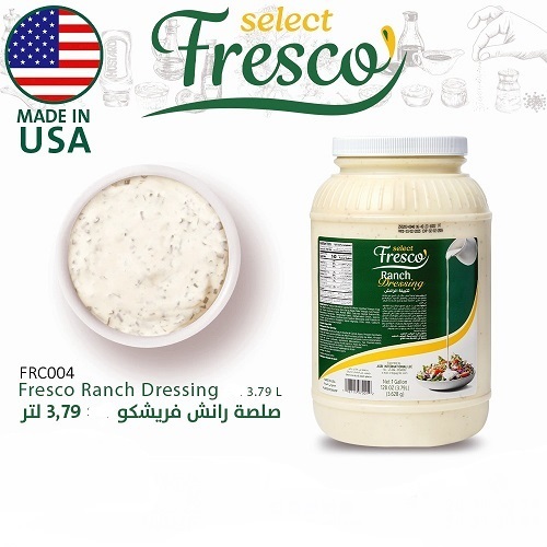 صلصة رانش فريسكو 3.79 لتر - A classic with a tangy, slightly sweet flavor that pairs perfectly with any salad.