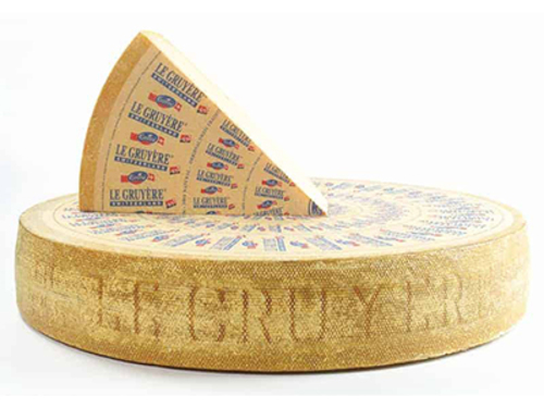 GRUYERE RESERVE AFFINEE 9 MONTH- AOP 250g-switzerland - Our Gruyère IGP is a French cheese from the meadows of Savoie and Franche-Comté. It is a tasty raw milk cheese which guarantees excellent nutritional qualities. Its blond paste offers a melting texture with subtle aromas.