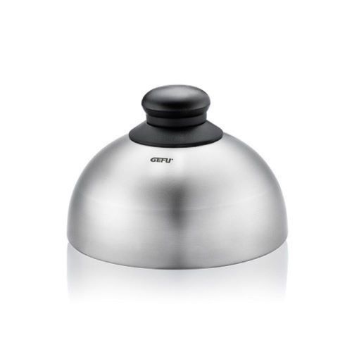 GEFU BBQ Burger and Melting Bell - The Burger and Melting Bell BBQ is designed to craft juicy cheeseburgers, slow-cooked barbecued vegetables, and perfectly smoked fish or meat. Just cover the food on the barbecue, and instantly create the ideal environment for delicious results. &nbsp;Perfect for melting cheese, slow-cooking, and smoking. Also suitable for keeping food warm. Heat-resistant grip (do not use in closed grills).