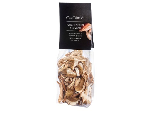 Casa Rinaldi PORCINI MUSHROOMS STANDARD QUALITY 50GR-ITALY - Our dried porcini mushrooms are processed in Italy by highly specialized personnel handling the product with care and attention. Thanks to its transparent packaging everyone can verify size, integrity and quality of the mushrooms. The drying process allows the mushrooms to maintain their characteristic flavor and the classic taste of porcini mushrooms.