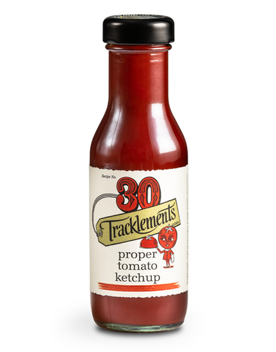 Proper Tomato Ketchup 290g - UK - You might think ketchup is ketchup. But this is the King of Ketchups. Simple, hearty and no nonsense, we make it with the juiciest Mediterranean tomatoes and a subtle blend of spices for a perfectly balanced flavour. It’s brilliant in a bacon or sausage butty, with hot, fluffy chips or any barbecued meat. May you always have a bottle on hand when tucking into a Full English.