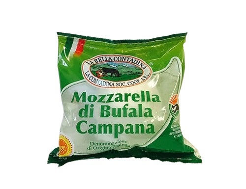 Balsamic  - La contadina Buffolo Fresh Mozzarella - Italy - Mozzarella di Bufala Campana is made from buffalo milk. The production process is the same as for fior di latte, but the two types of mozzarella differ in both structure and taste. Buffalo has a stronger taste and is considerably more milky.
