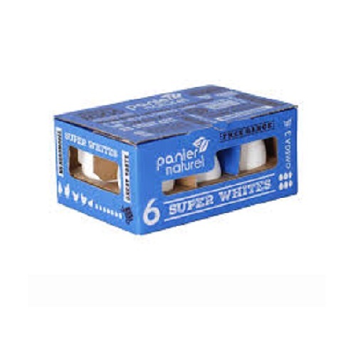 PANIER FREE RANGE EGGS SUPER WHITES 6PCS-LEBANON - Premium Panier free range eggs with pure white shells and golden yolks. Sourced from hens raised in natural environments for the freshest taste and highest quality