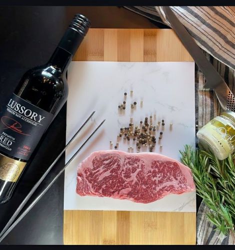 ICON Wagyu Beef Striploin Chilled Ms 4-5 1kg- Australia - -