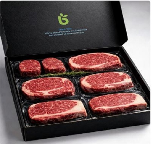 WAGYU MIX BOX GRADE  6-7  ( 6 Pcs Different cut )  KG 1.6 - Ideal for steak lovers who appreciate variety, this mix box is perfect for special occasions, tasting experiences, or elevating your home dining to restaurant-level quality.
2 × Wagyu Tenderloin Steaks&nbsp; – Grade 6-7 (200g each)2 × Wagyu Ribeye Steaks&nbsp; &nbsp; &nbsp; &nbsp; – Grade 6-7 (300g each)2 × Wagyu Striploin Steaks&nbsp; &nbsp; &nbsp;– Grade 6-7 (300g each)