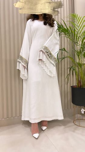 Ramadan Curtain Hem Sleeves Dress