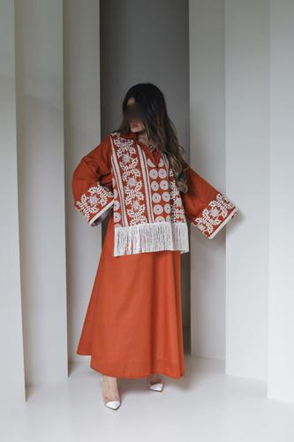 Embroidery kaftan