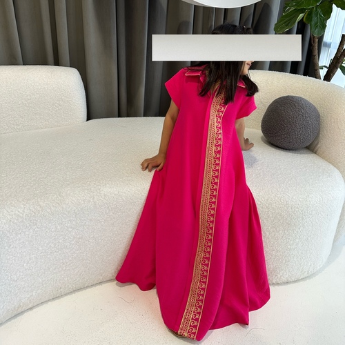 Kid's Ramadan Fuchsia Kaftan