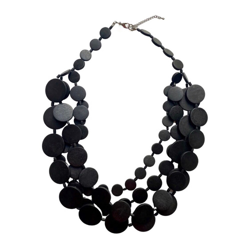 Different circle beads necklace