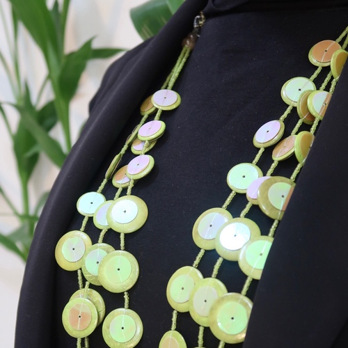 Long layered necklace