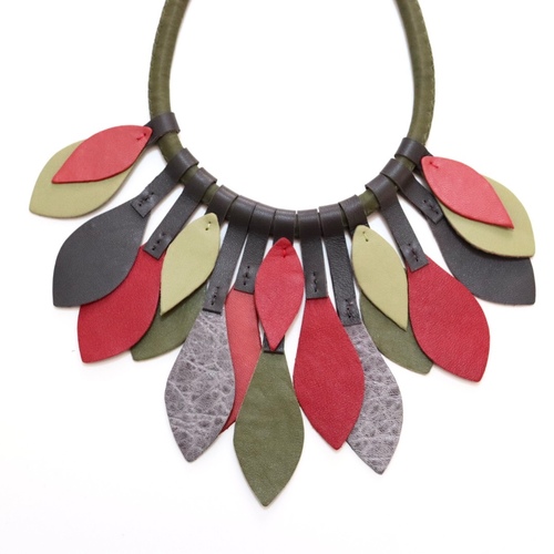 Leather leaves
