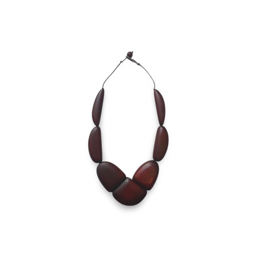 burgundy - Materials : wood  Length : 31 CM ( MEDIUM  )