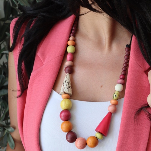 Good vibes - Materials: wood Length: 36 CM ( MEDIUM / ADJUSTABLE )