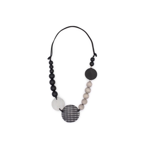 Midnight - Materials : wood and resin Length : 50 CM ( LONG / ADJUSTABLE )