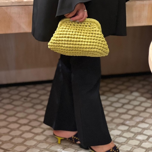 Collana KW - Minti lemon - Materials : leather Size : small 
***HANDMADE