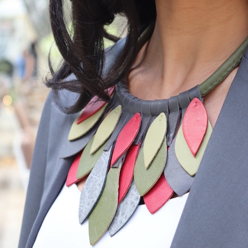 Leather leaves