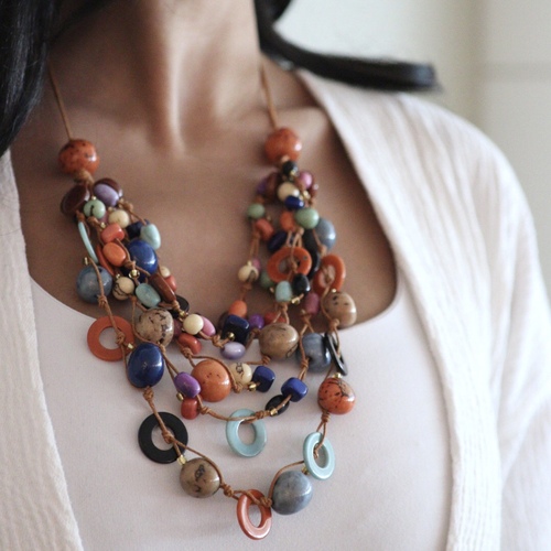 colorful necklace