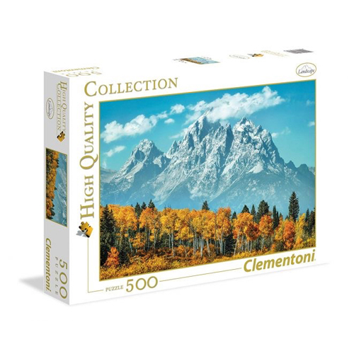 puzzle Grand teton in fall (500 piece) - Clementoni