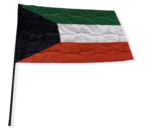 kuwait flag big - علم الكويت كبير  الطول متر ونص العرض متر ونص