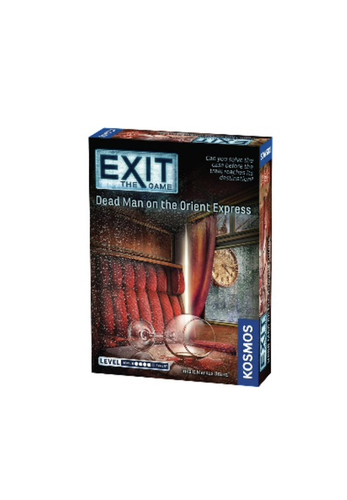 Exit: Dead Man on the Orient Express - A classic tale of murder on the Orient Express, reimagined. The culprit of a grisly crime is still on board your train. It’s a race against time to piece the clues together before the train reaches its destination. The case is perplexing, and you must solve it quickly so the assailant does not escape!

In Exit: The Game, players must use their team spirit, creativity, and powers of deduction to crack codes, solve puzzles, collect objects, and earn their freedom bit by bit. The hit escape room concept for home use. You must solve a series of riddles and puzzles to escape from a room. Each correct solution brings you to another riddle. How fast can you escape the room? Materials for 1 time use.

• Players: 1-4
• Age: 12+
• Time: 60-120 min. 
• Difficulty: Advanced