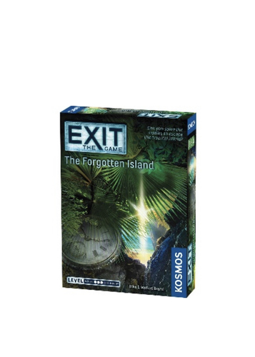 Exit: The Forgotten Island - For those shipwrecked on the beach of this forgotten island, a chained boat is the only hope — but the mysterious owner has left puzzles over the whole island. Will the team solve them, free the boat, and escape?

In Exit: The Game, players must use their team spirit, creativity, and powers of deduction to crack codes, solve puzzles, collect objects, and earn their freedom bit by bit. The hit escape room concept for home use. You must solve a series of riddles and puzzles to escape from a room. Each correct solution brings you to another riddle. How fast can you escape the room? Materials for 1 time use.

• Players: 1-4
• Age: 12+
• Time: 60-120 min. 
• Difficulty: Intermediate