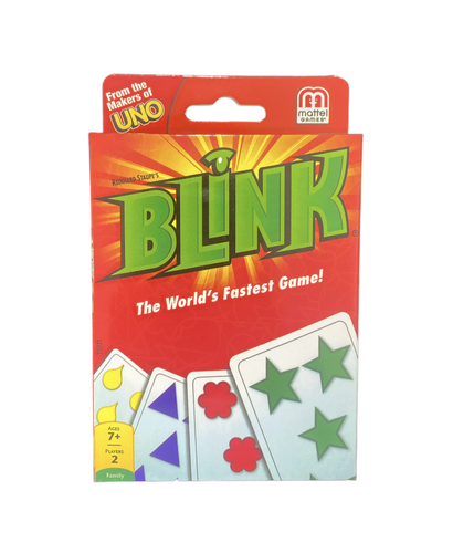 Bordga - uno blink - From
the Makers of Uno 2 Players Age 7+ Less than 2 minutes per game! Match by
color, number or shape