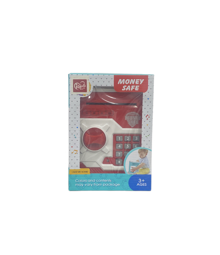 piggy bank red - Money box + wallet   Private secret number  Iron + paper  electronic  Battery operated   













Age +3