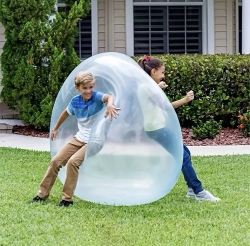 blue jelly balloon ball