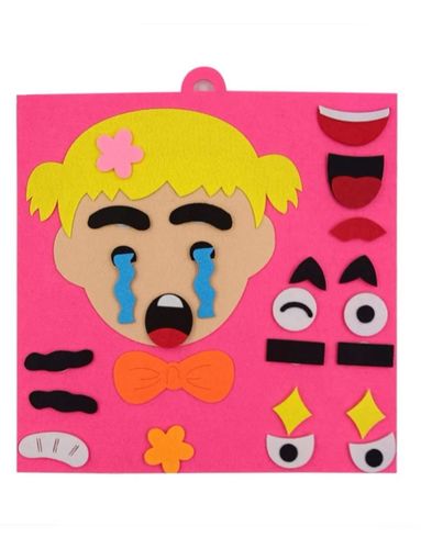 emotion expression educational  girl - Useful
for child education  

 

parts
of the face  

Express
feelings  

Such
as sadness, joy, anger and happiness  

 

 

 

Dimensions
30 cm by 30 cm  

 

Age
+1