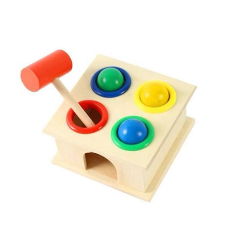 Hammer and house - Very
useful for children in kindergarten  

 

From
2 to 4 years  

 

Helpful
for visual muscle coordination Color
matching Knowing
the time Strengthens
the child's fine muscles