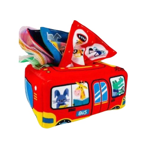 baby tissue box bus - All Sensitive Toy - Toddler Plush Box -
Preschool Educational Tissue Box with Tiny Sensory Scarves for Your Kids. It
has been switched to the chest, as it helps play.  Plush Tissue Box - 12 Outfits 3 Crinkled Tissue
- Our tissue box offers 12 outfits, 3 crinkle colors. The vibrant colors and
crunchy sound of the toy will grab their attention and help them develop their
fine motor skills. In addition, it will enhance their color recognition,
stimulate their hearing and vision development, and exercise their early brain
development.        SAFE AND COLORFUL - We have created a safe and
fun alternative for kids who love to play with tissue boxes and paper. Our
tissue box is made of non-toxic materials, reinforced with strong stitching,
and has a soft texture that is safe for your child to play with. Our tissue box
provides hours of entertainment with its bright colors and crinkle sounds that
kids are sure to love.   











Brightly colored crinkle textures - The
crinkle textures inside the toy provide tactile feel and sound that stimulate
babies' hearing and senses, making them curious about these crinkle toys. Kids
can learn while playing with them. This interactive playtime will improve
sensory training and color and word recognition in children