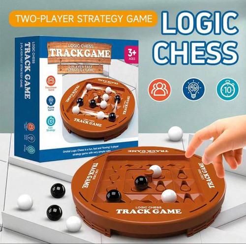 track game - .  Engaging Gameplay: With vibrant colors and intuitive rules, the
logic track chess game offers a smoother and enjoyable gaming experience,
perfect for family game nights or relaxing play time, providing endless hours
of entertainment for all ages.  Thinking Development and Educational: The board game can develop
forward thinking and strategic planning skills with each move. An exciting
twist occurs when players drop pieces and press the button, forcing them to
adapt to new environments and change their mindset.  Durable Materials: Made of premium plastic, the chess board is
sturdy and long lasting. The durable pieces are easy to handle and move on the
board, ensuring hours of game play without deformation or damage.  Interactive Family Game: The educational board game encourages
parent child interaction and promotes logical thinking. Suitable for children
aged 3 and above, the game enhances cognitive abilities.   









Easy to Play: Each player chooses a color and holds 8 pieces. They
need to try to align 4 pieces of the same color to win. Whether connected
horizontally, vertically, or diagonally, you can win, but as the positions of
all the pieces on the playing board change with each turn.