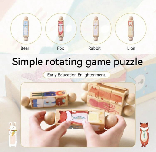 Animal body assembly game (bear)