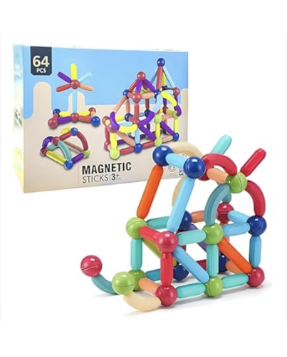 Building blocks of magnets 64 pieces