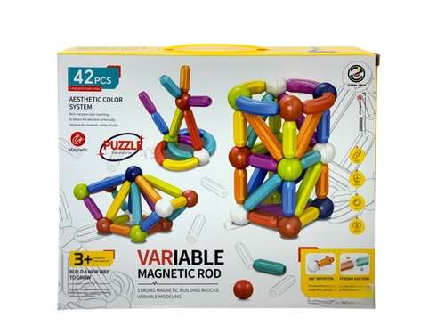 Educational magnets, 42 pieces - مصممة لتشجيع الابداع والتفكير الابداعي   من خلال بناء هياكل مختلفة ياستخدام القطع
المغناطيسية    يحتوي على 42 قطعة    الفوايد  التعليمية    تعزز مهارة حل المشكلات والتفكير
النقدي  والتنسيق بين اليد والعينين    وتساعد في تعلم الالوان والاشكال    











 العمر الموصى به +3