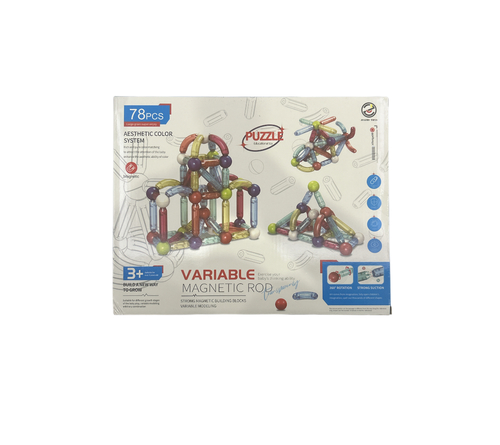 Educational magnets, 78 pieces - مصممة لتشجيع الابداع والتفكير الابداعي   من خلال بناء هياكل مختلفة ياستخدام القطع
المغناطيسية    يحتوي على 78 قطعة    الفوايد  التعليمية    تعزز مهارة حل المشكلات والتفكير
النقدي  والتنسيق بين اليد والعينين    وتساعد في تعلم الالوان والاشكال    











 العمر الموصى به +3