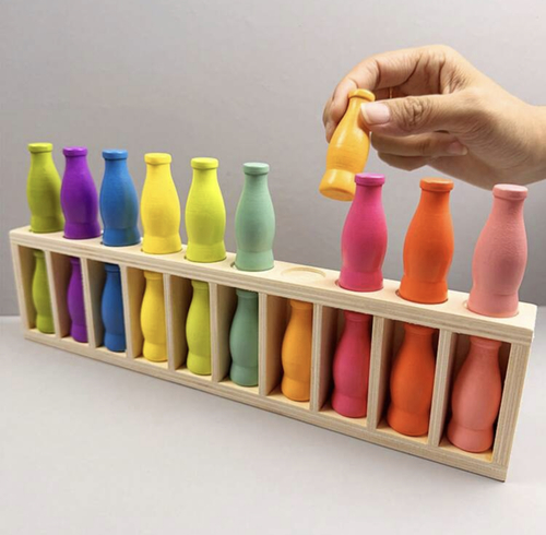 Guessing Challenge: 10 Wooden Pieces