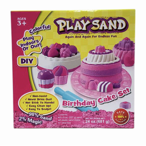 play sand  cake