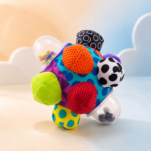 Baby Pure Cotton Bumpy Grasp Stuffed Ball Toy