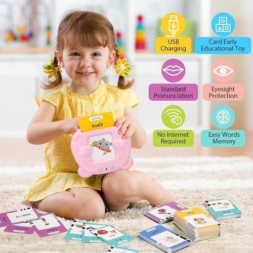 Felly Flash Cards Speaking Cards English, Educational Games Stimulate Language 1 2 3 4 5 Years Old