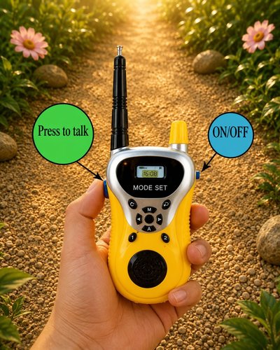 Pack Of 2 Walkie Talkie Toy