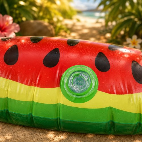 UCITY 35.5-inch Watermelon Pool Floats Summer Fruit Inflatable Swimming Rings Tubes for Kids Adults