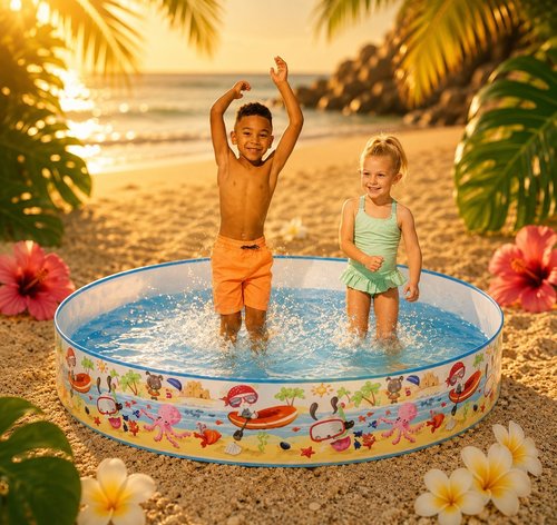 5FT X 10IN FUN AT THE BEACH SNAPSET POOL 56451