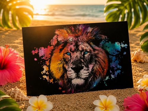 wildlife arts lion