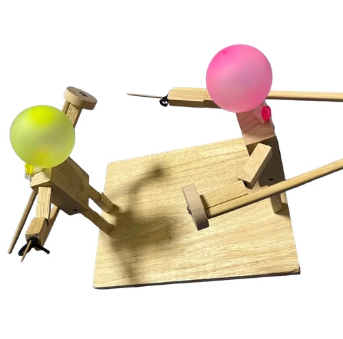 Wooden man fight
