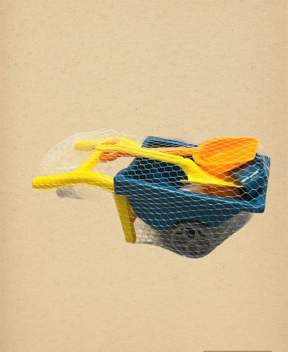 Sand truck blue