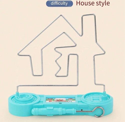 The bolt and the ring are shaped like a house
