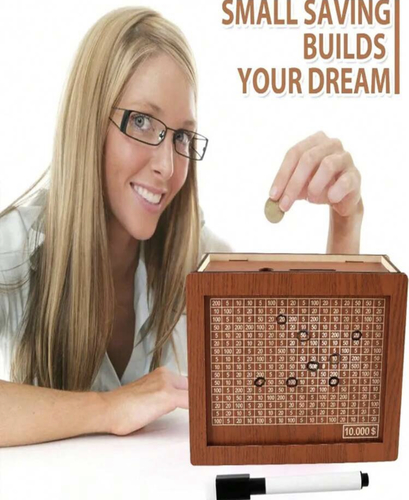 1000 Savings Challenge Piggy Bank